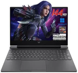 HP Victus 15.6" 144Hz FHD Gaming Laptop,AMD Ryzen 5 7535HS,32GB DDR5 RAM,1TB SSD,AMD Radeon RX 6550M(Beats RTX 2050),Backlit Keyboard,Windows11 Pro, Mica Silver (32GB RAM | 1TB SSD)