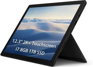 Microsoft Surface Pro 7+ Plus 2 in 1 Tablet Laptop for Business (12.3" 2K+ Touchscreen, Intel Core i5-1135G7, 8GB RAM, 1TB PCIe SSD), 8MP Rear Camera, 15-Hour Long Battery Life, Wi-Fi 6, Win 11 Pro
