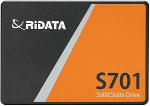 Ridata S701 960GB SSD (Internal Solid State Drive) 3D NAND 2.5" SATA III 6Gb/s Ultra Slim 7mm Up to 450 MB/s Low Power Consumption