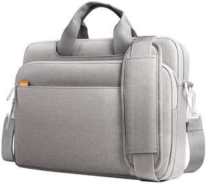 JETech 16 17 17.3 Inch Laptop Bag Case, Waterproof Slim Computer Sleeve Cover Compatible with MacBook Air/Pro 16, Predator Helios 16, ASUS ROG Strix G17, HP Envy 17.3 (Light Grey)