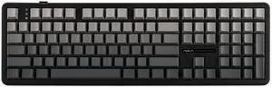 EPOMAKER Aula F108 Full Size Wireless Gaming Keyboard with 4000mAh Battery, 108 Hot-Swappable and Programmable Keys, NKRO, RGB Backlight, for Win/Mac/PC/Android (Black Gradient)
