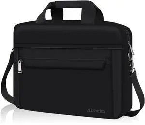 Alfheim 15.6-16 inch Laptop Bag Briefcase Shoulder Bag for Men Women, Water Repellent Lightweight Messenger Bag for School Travel Business,Compatible with Macbook Pro 15"-16" A1990, A1707,A2141,A1398
