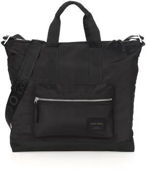 ZIMEGO Stylish Casual Business Laptop Tote Bag - Durable Travel Crossbody Shoulder Bag, Black