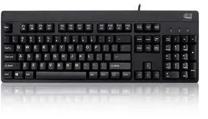 Adesso Easy Touch 630Ub, Wired Waterproof Keyboard (AKB-630UB), Black