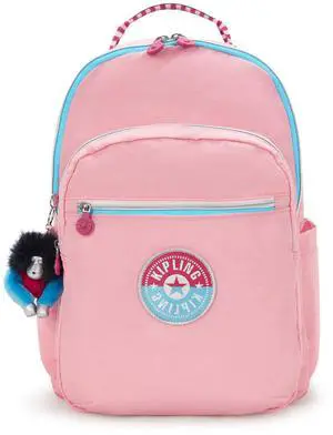 Kipling Women's Seoul Fc 15" Laptop Backpack, Durable, Roomy with Padded Shoulder Straps, Built-In Protective Sleeve