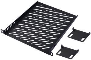 GeeekPi DeskPi RackMate T2 Accessories 10 inch 1U Rack Shelf, 1U Server Rack Shelf Vented Rack Mount Cantilever Tray for DeskPi Rackmate T2 Network Cabinet
