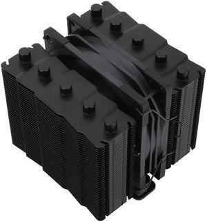 Thermalright Silver Soul 110 Black CPU Cooler Dual Towers, 5 Heat Pipes, 110MM Hight, TL-B9B PWM Fan, Aluminium Heatsink Cover, AGHP Technology, for AMD AM4 AM5/Intel 1700/1150/1151/1200/2011