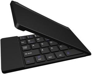 Cellet Ultra Slim Folding Wireless Keyboard for Smartphones, Computers, Tablets, Laptops - for iPhone 15 Pro Max Plus 14 13 12 11 Galaxy Z Fold, Z Flip iPad, iPad Air, Pro, Mini, Google Pixel