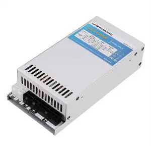 T.F.SKYWINDINTL Flex ATX Power Supply 600W Dual CPU Connector Modular PSU Full Voltage 110/220V Ultra-Quiet 20+4Pin for Desktop PC Server POS AIO System White