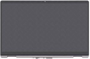 LCDOLED Replacement for HP Chromebook x360 14c-cc0013dx 14c-cc0047nr M47349-001 14c-cc 14c-cc0000 14c-cc0xxx 14.0 inches FHD 1920x1080 IPS LCD Display Touch Screen Digitizer Assembly Bezel with Board