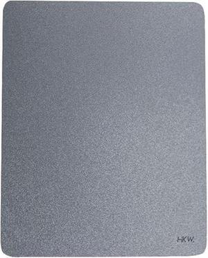 HKW Glass Gaming Mouse Pad for FPS & Esports (250x200x4mm) - Ultra Smooth, Hard Surface, Fast & Precision Tracking, Non-Slip Base, Durable & Scratch Resistant (Gray)