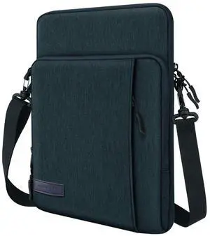 MoKo 12.9 Inch Tablet Sleeve Bag Carrying Case with Pockets Fits 13 Inch New iPad Pro M4 & Air M2 2024, iPad Pro 12.9 M2&M1, Surface Laptop Go 12.4", Galaxy Tab S8+/S9+ 12.4", Indigo
