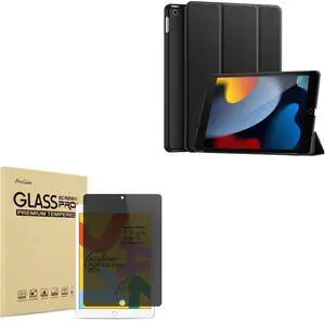 ProCase iPad 10.2 9th 2021/ 8th 2020/ 7th 2019 Slim Case iPad 10.2 2021 9th/ 2020 8th/ 2019 7th Gen Privacy Screen Protector