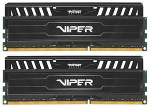 Patriot Viper 3 DDR3 RAM 16GB (2X8GB) 1600MHz CL10 1.5v UDIMM Desktop Gaming Memory Kit Compatible with XMP - PV316G160C0K