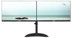 KS Doublesight Displays 2 Full HD 24" Monitors (1920 x 1080), 75Hz, Dual Monitor Stand Combo
