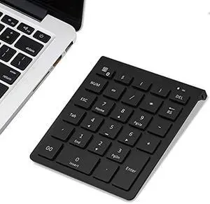 Bluetooth Number Pad for Laptop, Wireless Numeric keypad, 28 Keys Numpad Number Keypad Bluetooth 10 Keys Number Pad for Laptop, MacBook Air/Pro, iMac, Surface Pro, etc
