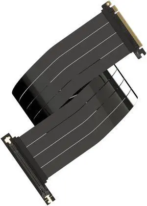 LINKUP PCIE 5.0 Riser Cable | for Vertical GPU Mount | Right Angle | Graphics Card GPU Ready | Usable with PCIe 4.0 & RX9070/ RTX5090 | 90cm (Total Length: 94cm) LINKUP PCIE 5.0 Riser Cable | for Vertical GPU Mount | Right Angle | Graphics Card GPU Ready | Usable with PCIe 4.0 & RX9070/ RTX5090 | 90cm (Total Length: 94cm)