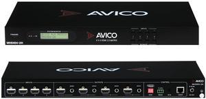 Avico 4x4 HDMI 2.0 4K 1080P Matrix Switch | Splitter | EDID | SPDIF Audio Extractor