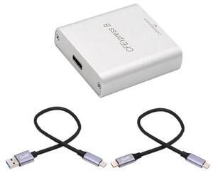 xiwai USB3.1 Type-C USB3.0 Type-A to CFE Type-B Slot Card Reader Gen 2 10Gpbs CF Express Extension Adapter with USB C to USB C/USB A Cable