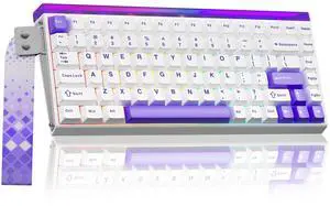 AULA HERO 84 HE - 75% Mechanical Gaming Keyboard, Magnetic Switches Hall Effect Keyboard, 8000Hz Polling Rate, RGB Neon Light Box, Hot-Swappable PBT Keycaps, Customizable WebSoftware for PC/Mac Gamers