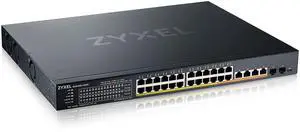 Zyxel 24-Port Multi-Gigabit Ethernet Smart-L2+ Managed Switch | 2X 10G Ethernet | 2X 10G SFP+ | Optional Nebula Cloud | Rackmount [XMG1930-30]