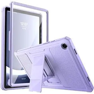 MoKo Case Fit Galaxy Tab A9 Plus 11-Inch 2023 (SM-X210/X216/X218), Shockproof Full Body Rugged Stand Back Cover Built-in Screen Protector Fit Galaxy Tab A9+ 11" 2023, Taro Purple