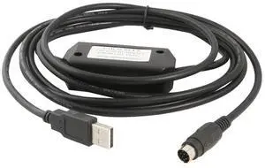 uxcell USB to RS422 PLC Programming Cable 2.5M/8.2ft USB-SC09-FX Cable for Mitsubishi MELSEC PLC Programming