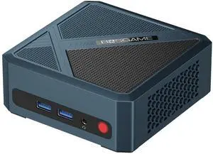 BOSGAME P5 Pro Mini PC, AMD Ryzen 7 6800H Mini Gaming PC, 32GB DDR5 512GB SSD Mini Desktop Computer, Quad Display, Dual USB 4.0 & HDMI, 2.5G RJ45 LAN, Wi-Fi 6E, BT 5.2