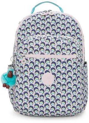Kipling Women's Seoul Bts Prt 15" Laptop Backpack, Durable, Roomy with Padded Shoulder Straps, Built-In Protective Sleeve