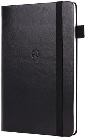 Yuan Smart Notebook, Smart Writing System, Smart notebook with hard cover, Smart writing system, lined pages and elastic closure, 13 x 21cm, Black