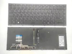 Laptop Replacement Latin Spanish Layout Keyboard for HP ZBook Studio G3 Backlit Gray Frame