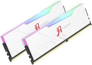 KingBank RGB Desktop Computer Memory Ram DDR4 16GB(2x8GB) 3200MHz 1.35V CL16 XMP2.0 Overclocking with Heatsink for Desktop Computer Gaming/Office/PS