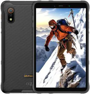 Ulefone Armor Pad Lite Rugged Tablet(WiFi Only), 7650mAh, 8 Inch IP69K Waterproof Tablet, Octa Core 3GB + 32GB Android 13, Dual Speakers, uSmart Expansion Connector, 13MP + 5MP, 5G WiFi/BT5.2/GPS/NFC