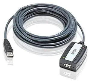 ATEN UE250 USB 2.0 Extension Cable UE250 16 Feet (Black)