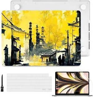 Batianda Case for New MacBook Pro 16 inch 2024 M4 2023 2021 Release Model A3403/A2991 with M3 M2 M1 Pro/Max Chip,3D Designed Hard Shell with Keyboard Cover & Screen Protector, Autumn Ink Painting Batianda Case for New MacBook Pro 16 inch 2024 M4 2023 2021 Release Model A3403/A2991 with M3 M2 M1 Pro/Max Chip,3D Designed Hard Shell with Keyboard Cover & Screen Protector, Autumn Ink Painting