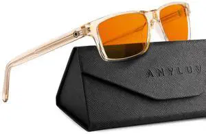 ANYLUV Blue Light Glasses for Men & Women, Lightweight Stylish Blue Light Blocking Glasses, Eye Strain Relief Eye Protection