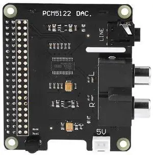Pi Expansion Board Pi HiFi DAC+ HD Audio PCM5122 24 bit Expansion Board for Pi 3 Model B / 2B /B+/A+/ Pi Zero W