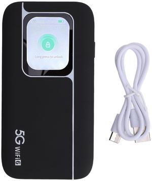 5G and 4G WiF Hotspot, 5g High Speed 2.77Gbps DL 1.25Gbps UL 16 Devices Capacity, Portable Hotspot Device for Travel, Nano SIM Slot 5G Travel Router with 2.01 Inch TouchScreen