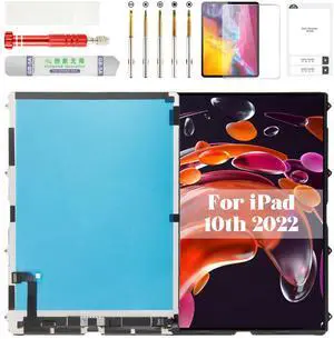 for iPad 10th Generation 2022 Screen Replacement for iPad 10 Display LCD for iPad A2757 LCD Screen Replacement A2757 A2777 A2696 10.9" (Without Digitizer)