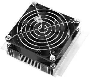 ANKROYU 12V Thermoelectric Cooler, Aluminum Semiconductor Refrigeration System with Fan for Mini Fridge DIY, Cooling System for Small Refrigeration Projects