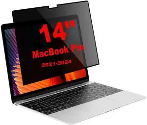 Ceydebne Privacy Screen Protector for MacBook Pro 14 Inch (2021-2024, M1, M2, M3, M4, Pro, Max) Removable Laptop Privacy Screen Shield
