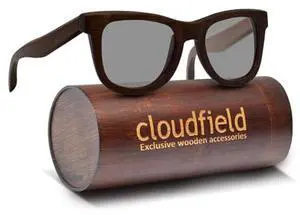 cloudfield Bamboo Blue Light Glasses for Men and Women - Eco Friendly Eye Care Bluelight Glasses - Computer, Gaming, TV Glasses - Reduce Strain, Improve Sleep, Comfortable Fit & Classic Style