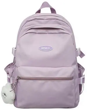 BILIPOPX Kawaii Backpack with Cute Accessories Aesthetic 15.6 Inch Laptop Backpack Pendant (Purple)