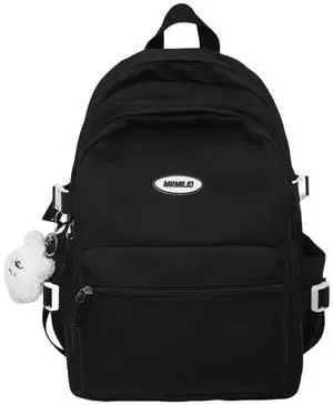 BILIPOPX Kawaii Backpack with Cute Accessories Aesthetic 15.6 Inch Laptop Backpack Pendant (Black)