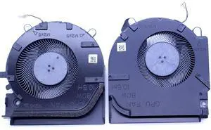 BDWZNLA Replacement New Laptop CPU + GPU Cooling Fan for HP Victus 16-D 16-E 16-e0011ns TPN-Q263 80W (Not 60W) Series M75725-001 M75727-001 NS75C06 80W 10.5H DC5V 0.6A Fan