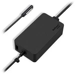 BatPower 12V 3.6A Surface 48W Charger Compatible with Microsoft Surface Pro 2 1 Surface RT Tablet 1536 Power Supply Ac Adapter Cord, 5V 1A USB Charge for Tablet and Smartphone