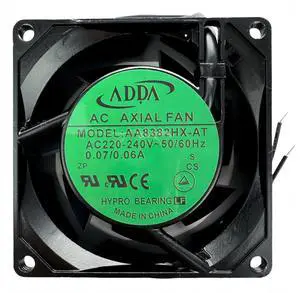 for ADDA AA8382HX-AT 8038 AC Cooling Fan 220V-240V 0.06/0.07A 8CM 80X80X38mm 2-Wire AC AXIAL Fan