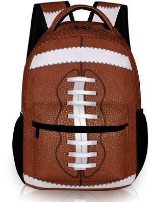 Football Backpack for Boys, 17-inch Laptop Travel Laptop Daypack Football School Bag with Multiple Pockets for Girls
