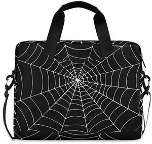 Goth Spider Web Laptop Case 15.6 inch Computer Bag Waterproof Laptop Briefcase Laptop Bag for Women & Men