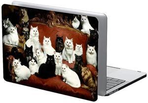 COTAIL Compatible with MacBook Air 13 inch Case 2022 2021 2020 Plastic Hard Shell for MacBook Air 13 inch Case,13.3 Air (A1932/A2179/A2337), Cats